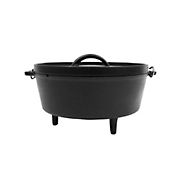 Pit Boss Pre-seasoned Cast Iron Dutch Oven with Legs and Handle - 14&quot;