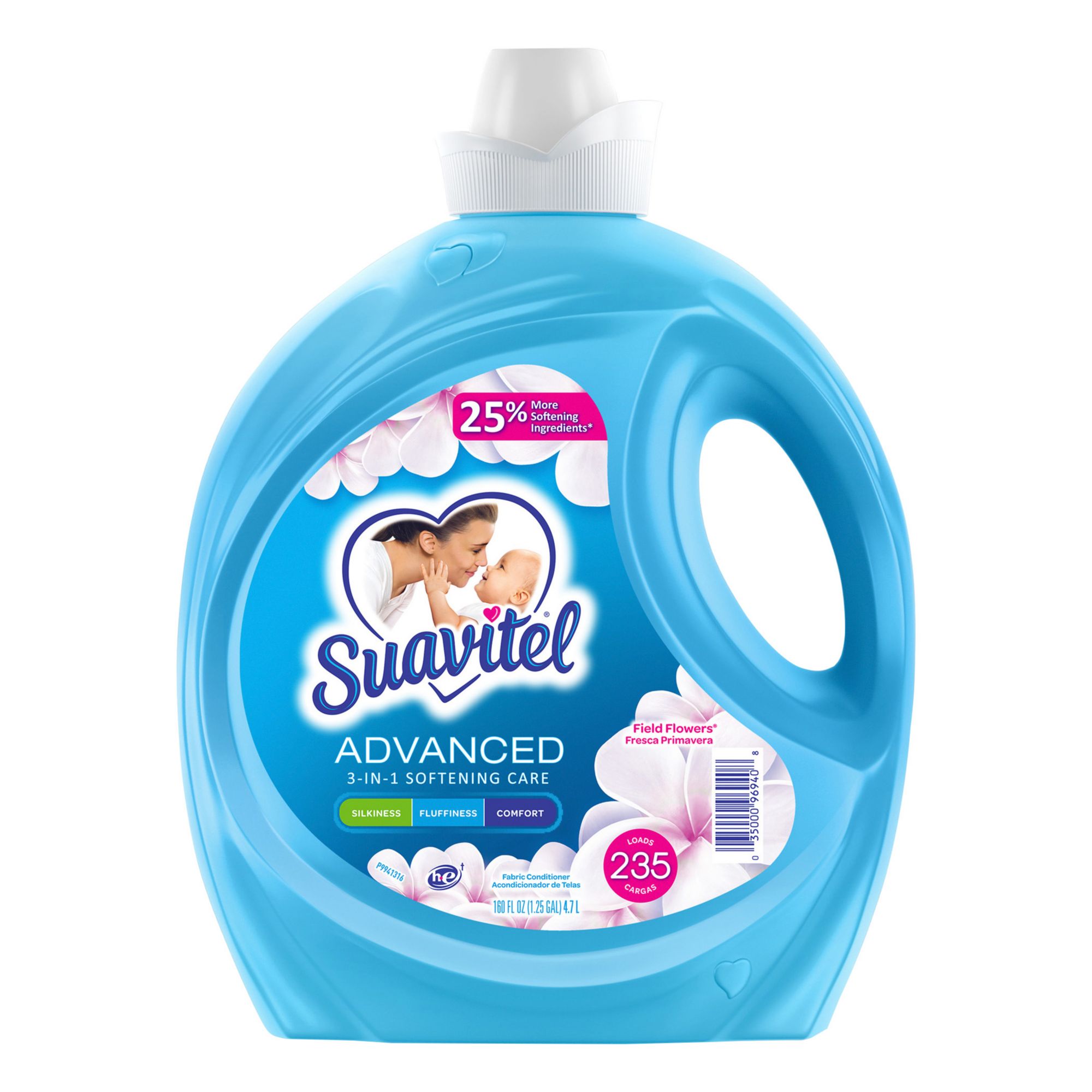 Suavitel Field Flowers Advanced Liquid Fabric Softener, 160 oz.