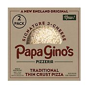 Papa Gino's 3 Cheese Pizza, 2 pk.
