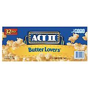 Act ll Butter Lovers Microwave Popcorn, 32 ct.
