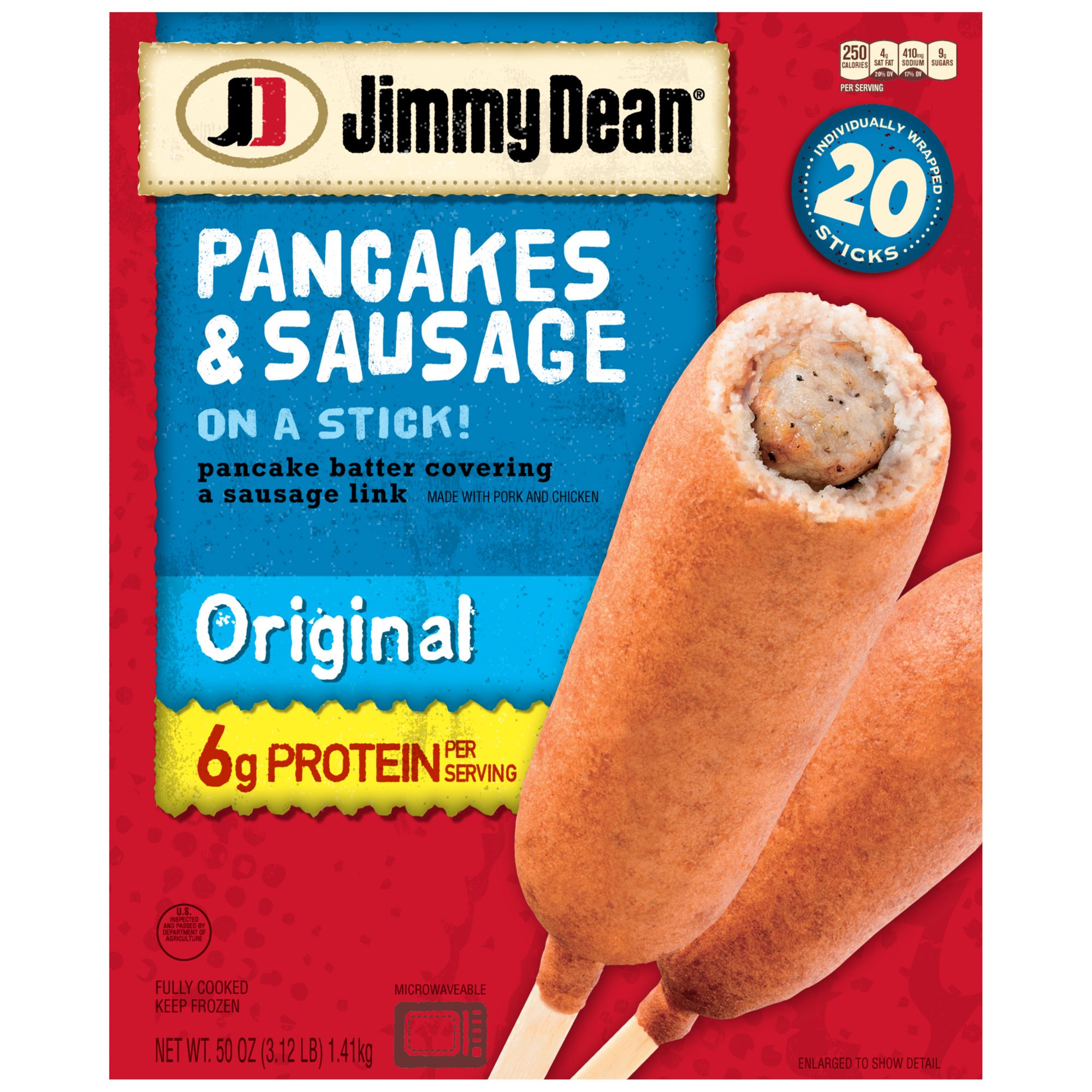 Jimmy Dean® Pancakes and Sausage on a Stick, Original, 5 Count