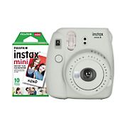 Fujifilm Instax Mini 9 Instant Camera with Mini Film, 10 pk. - Smoky White