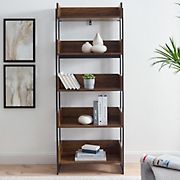 W. Trends 60&quot; Modern Industrial Boxed Bookshelf - Brown