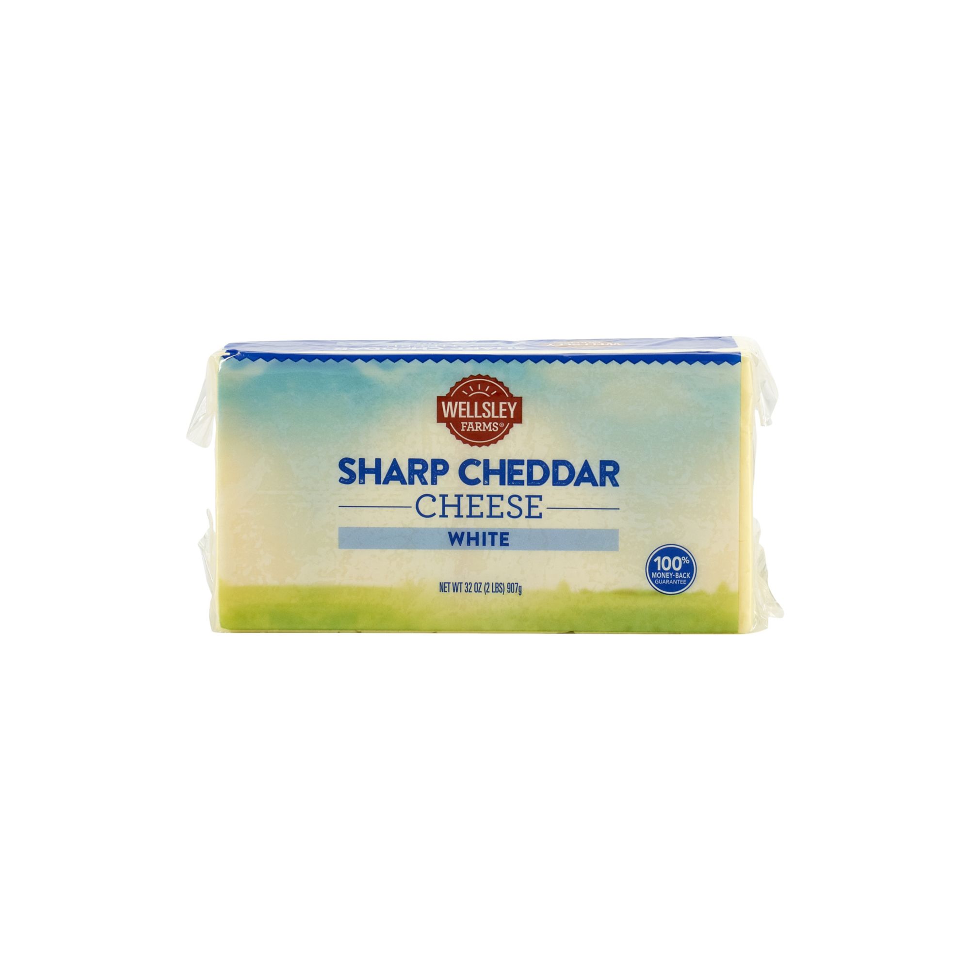 Wellsley Farms Block Sharp White Cheddar Cheese, 32 oz.