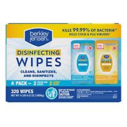Berkley Jensen Disinfecting Wipes, 4 ct.