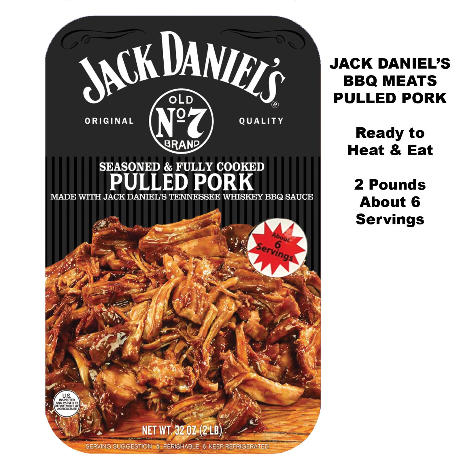 Jack Daniel S Old No 7 Pulled Pork 32 Oz