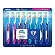 Oral-B Medium Deep Clean Toothbrushes, 8 ct.