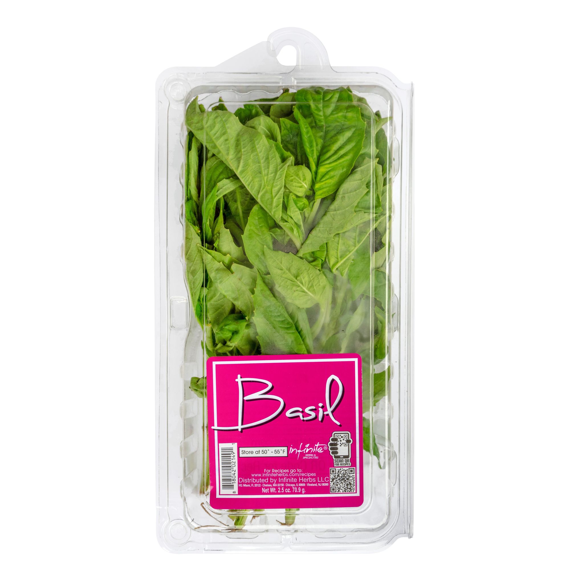 Infinite Herbs And Specialties Fresh Basil, 2.5 oz.
