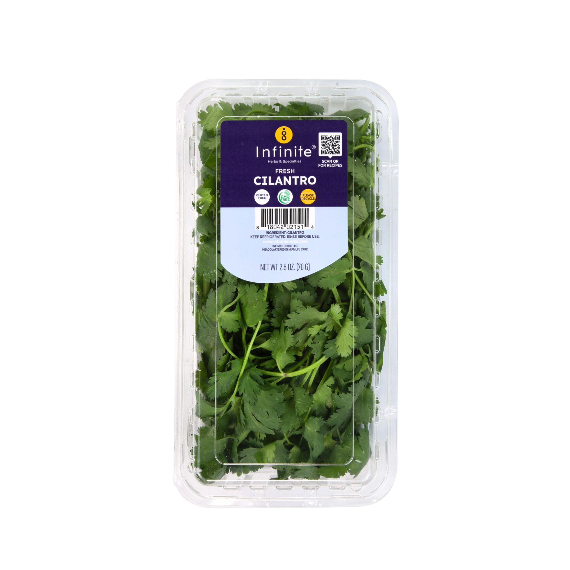 Infinite Herbs And Specialties Fresh Cilantro, 2.5 oz.