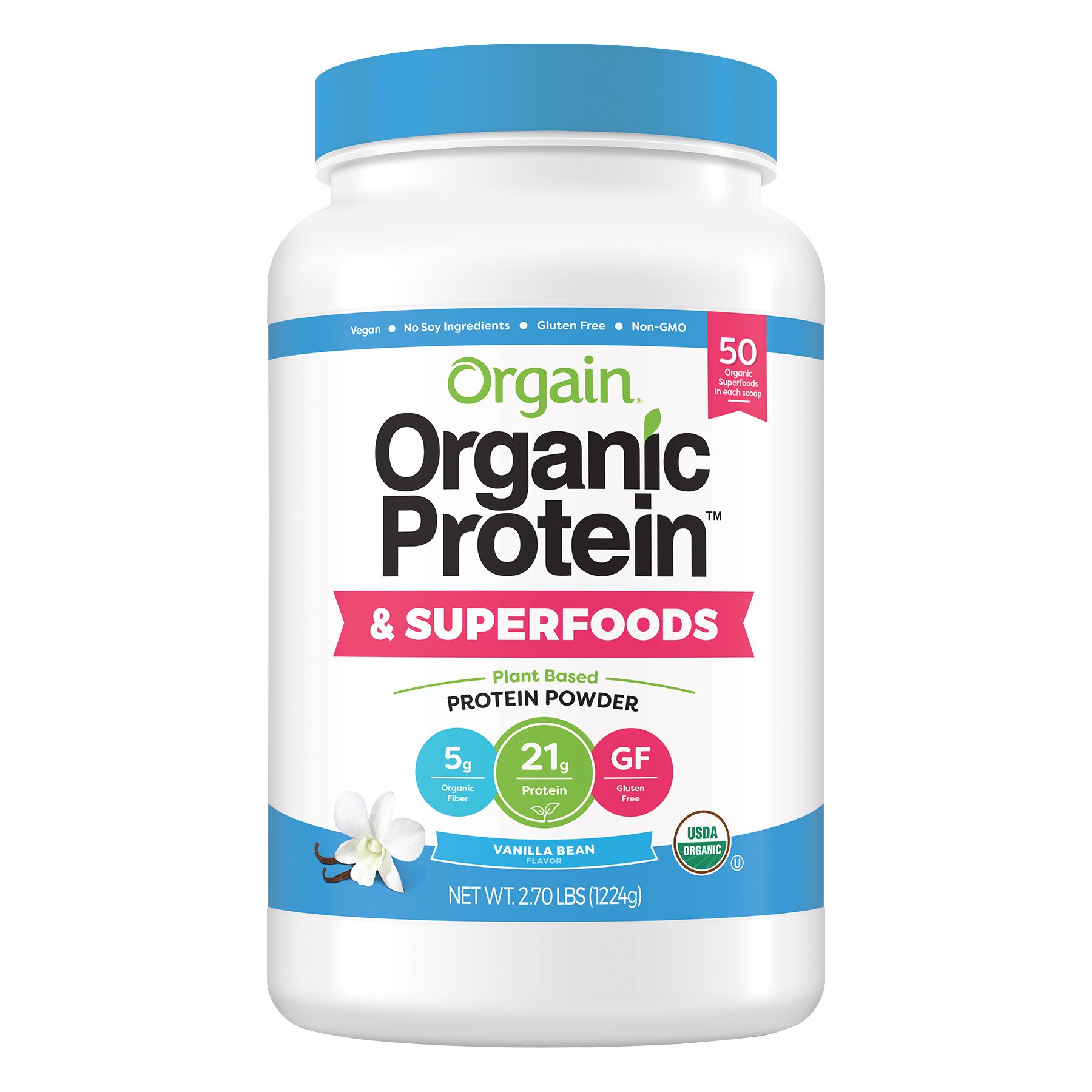 Orgain Organic Protein and Superfoods, 2.7 lbs.