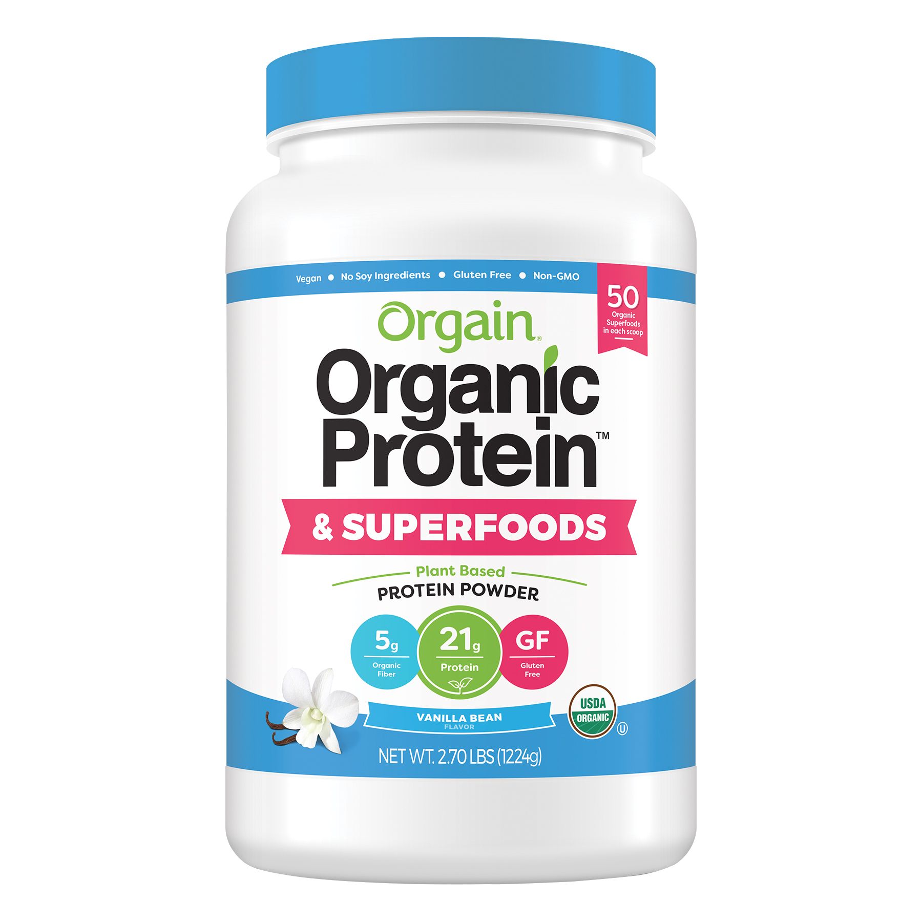 Orgain Organic Protein and Superfoods 2.7 lbs.
