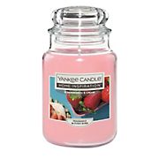 Yankee Candle Home Inspiration Strawberry and Cream Candle, 19 oz.