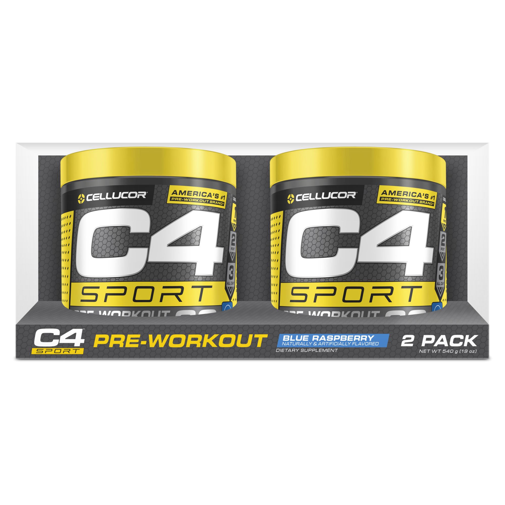 C4 Sport Blue Raspberry Twin Pack Bjs Wholesale Club