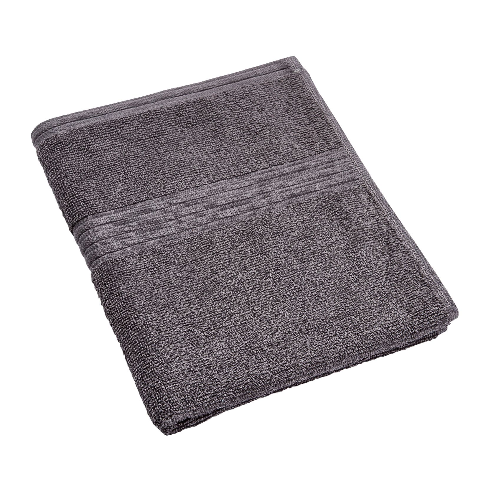 Berkley Jensen Cotton Hand Towel - Medium Gray