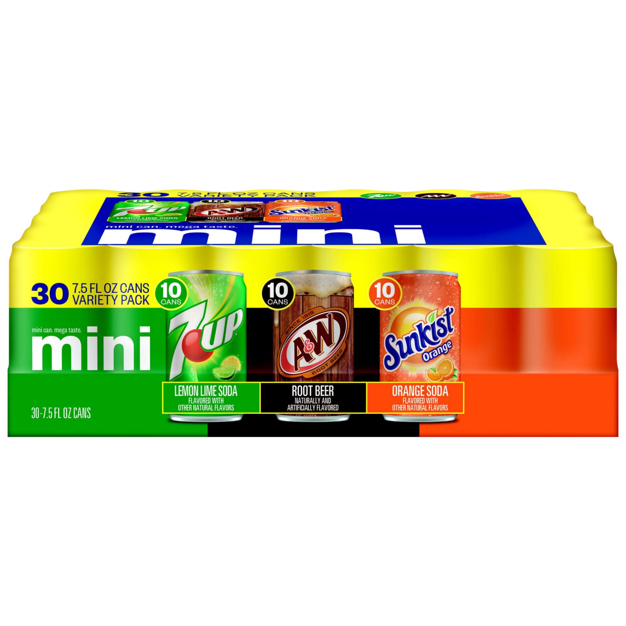 Sunkist and Squirt Soda Variety Pack, 30 ct./7.5 oz.