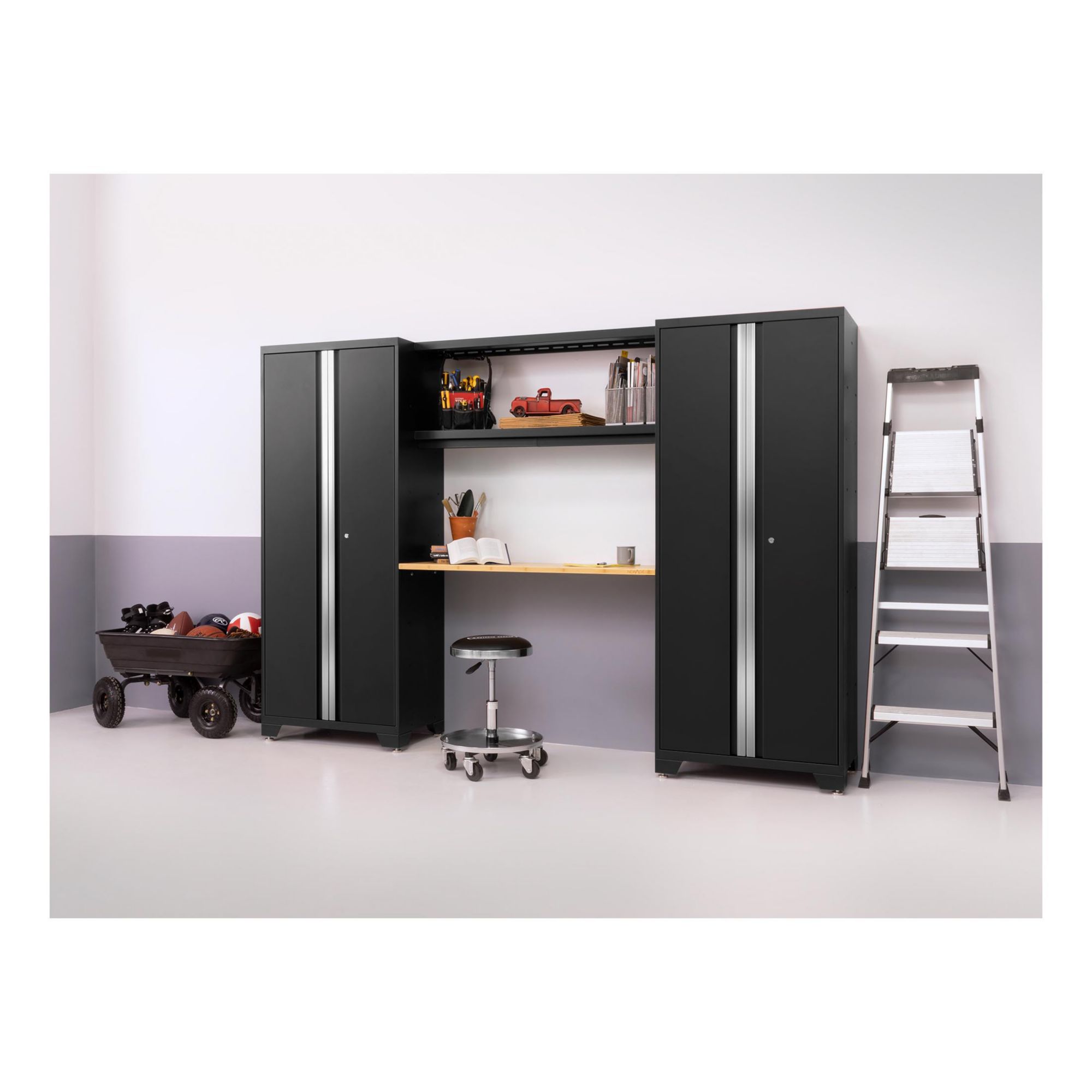 NewAge Products Bold Series 3 Pc. Cabinet Set - Black