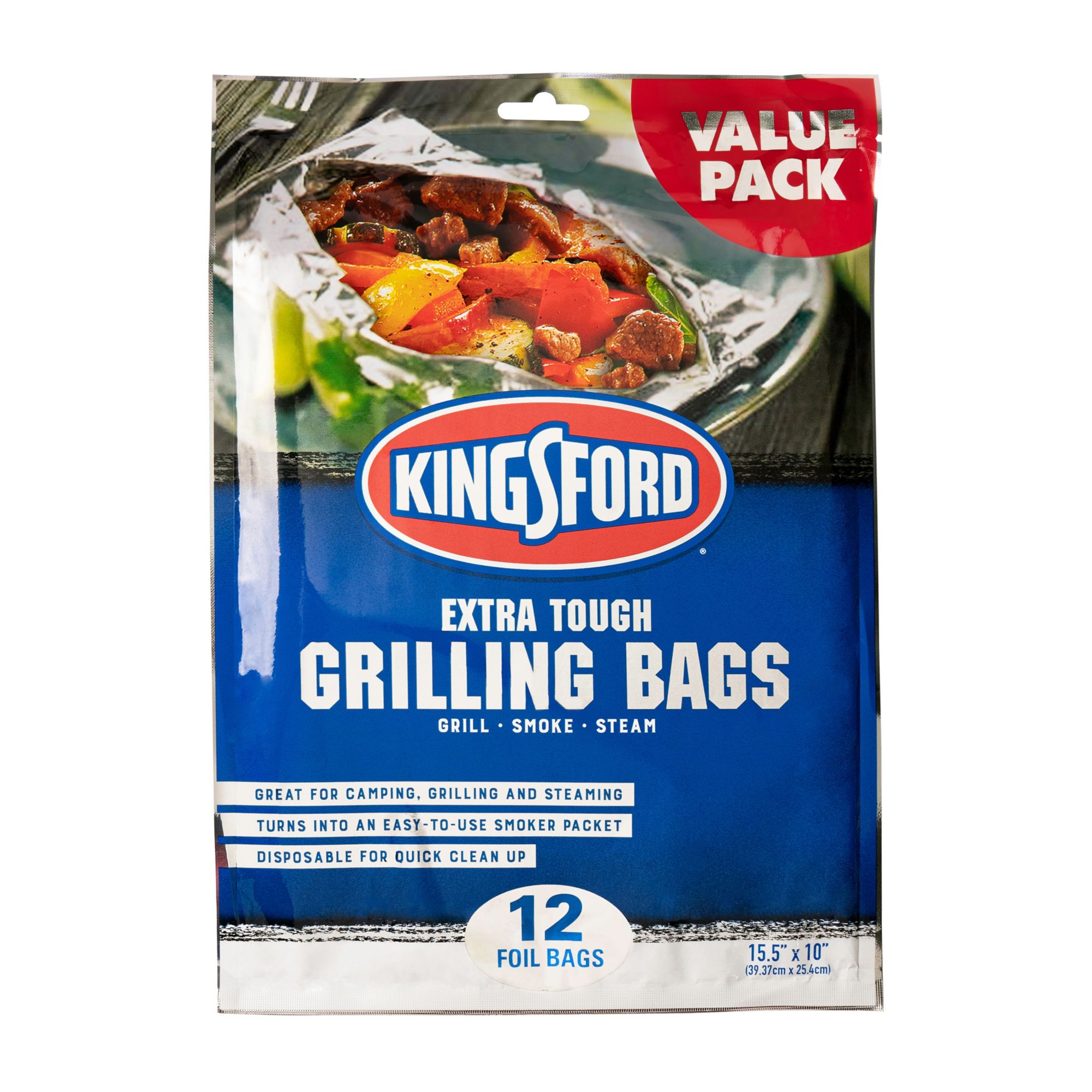 Kingsford Heavy Duty Aluminum Grill Bags, 12 ct.