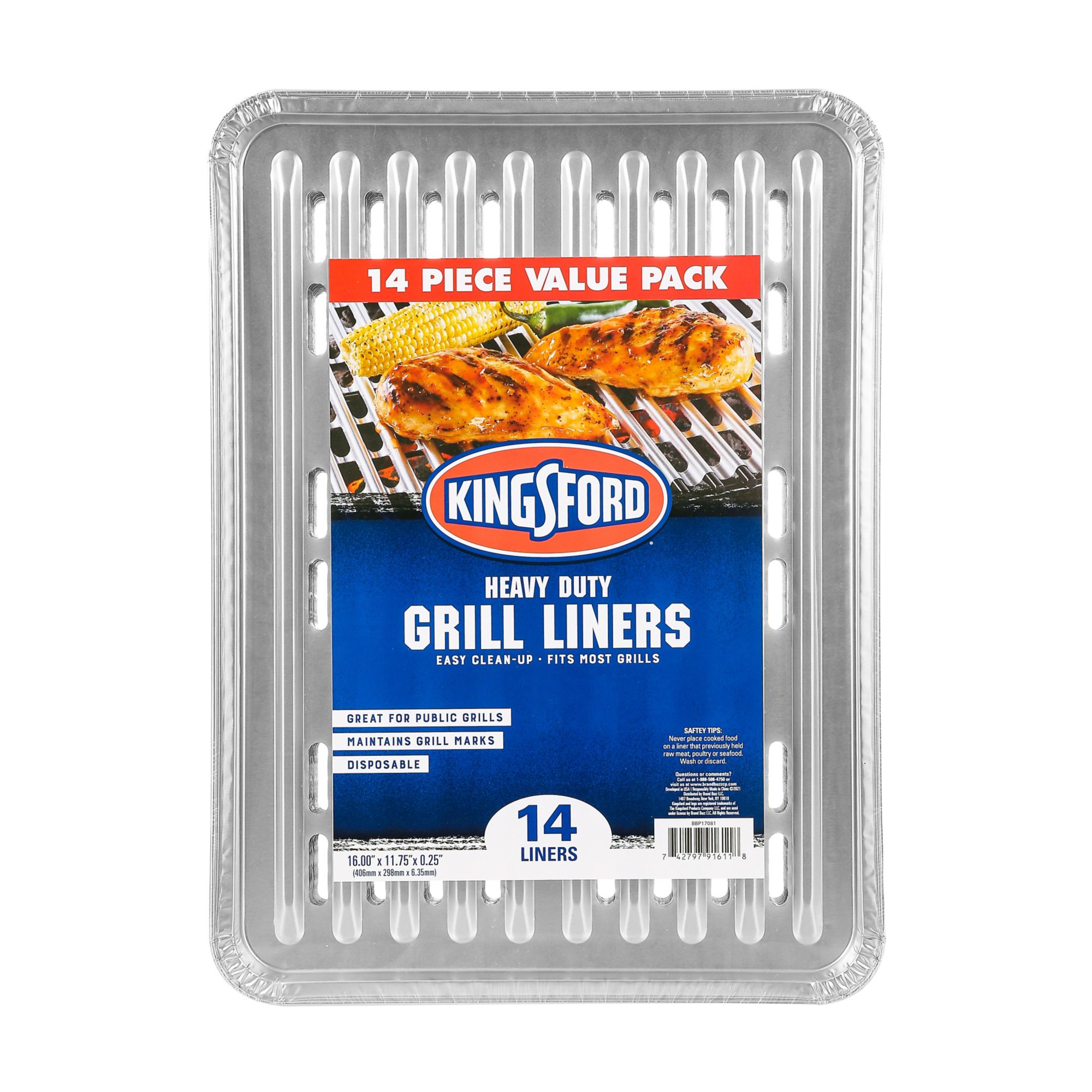 Kingsford Aluminum Grilling Foil Sheets 50pc.