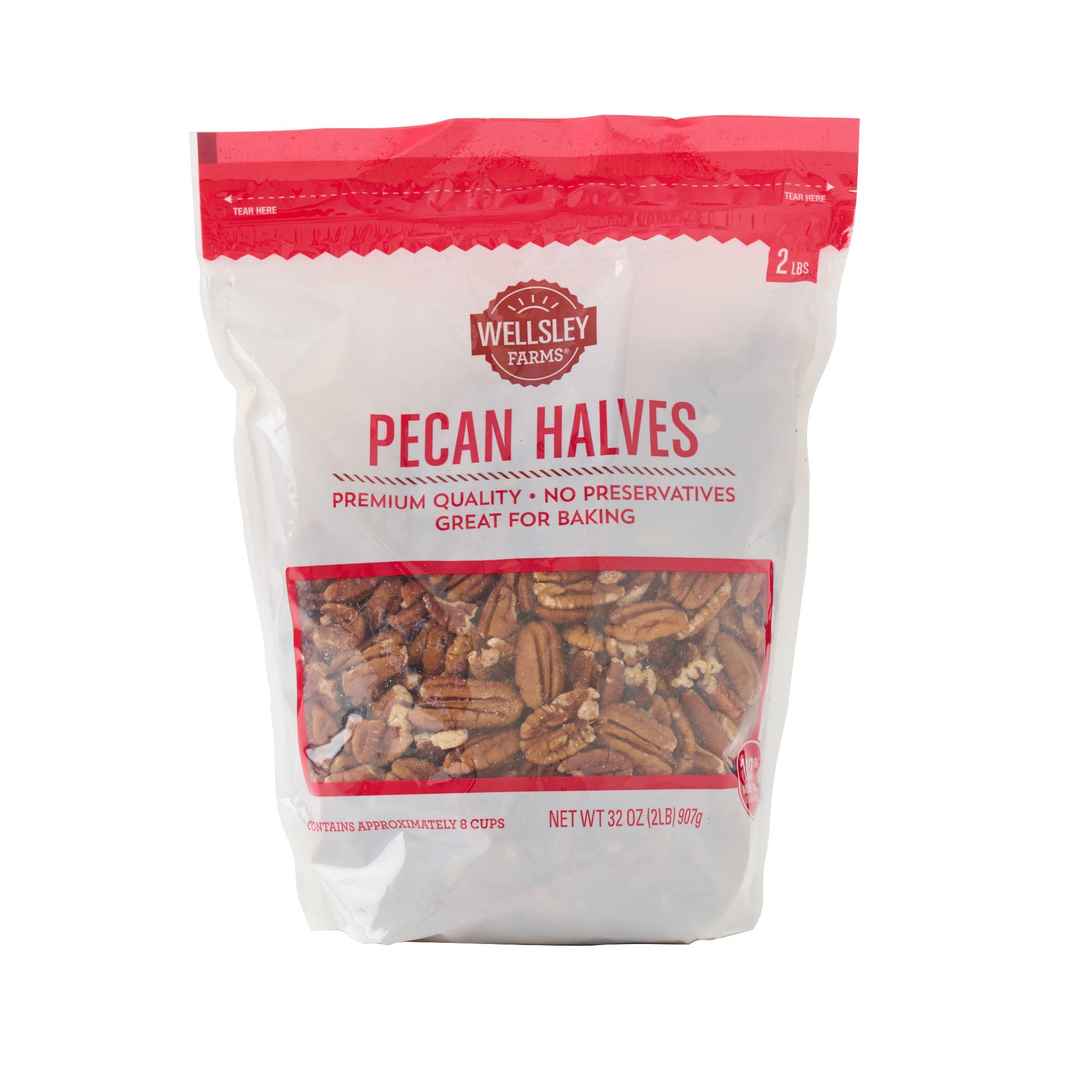 Wellsley Farms Pecan Halves, 2 lbs.