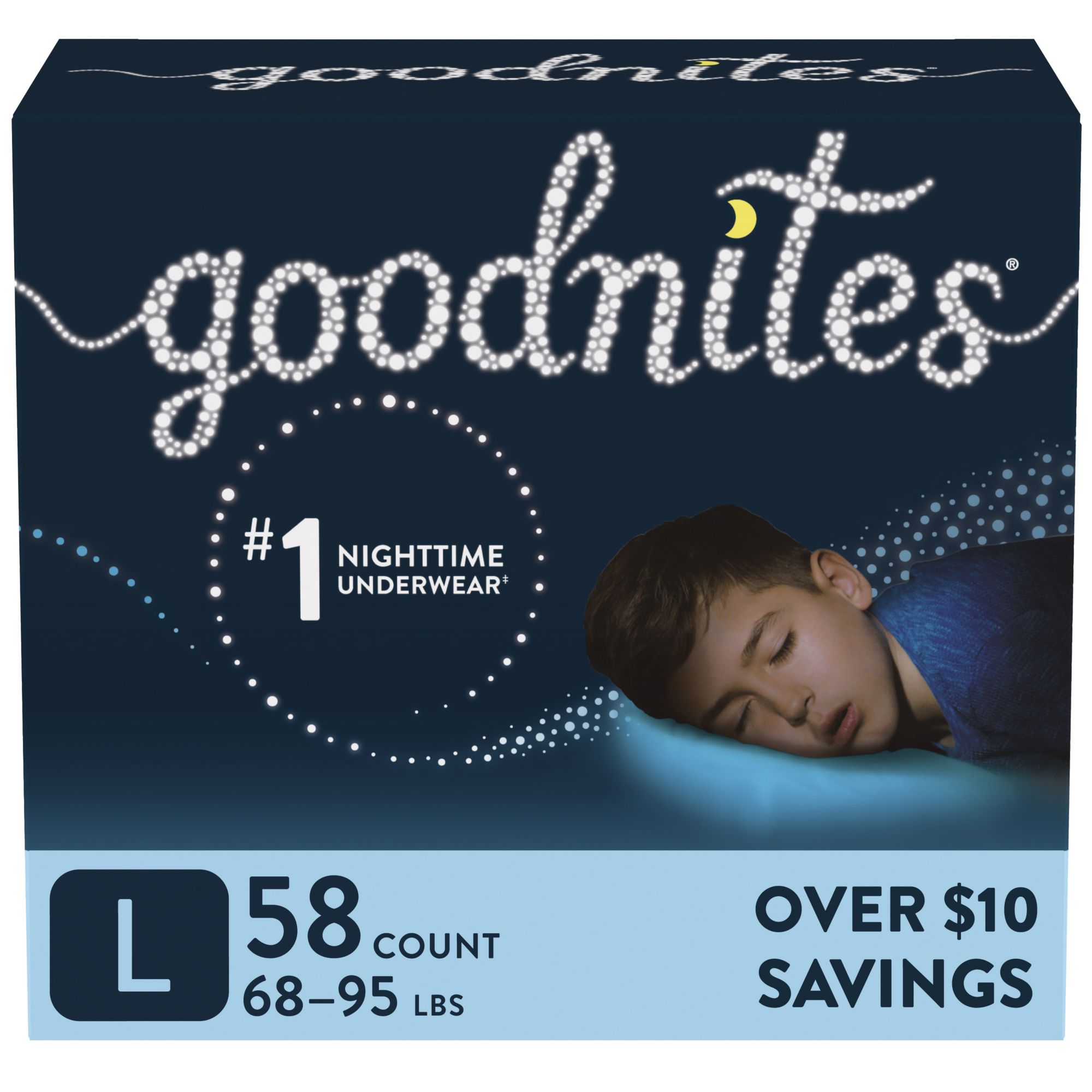 Ninjamas Nighttime Bedwetting Underwear for Boy (Select Size