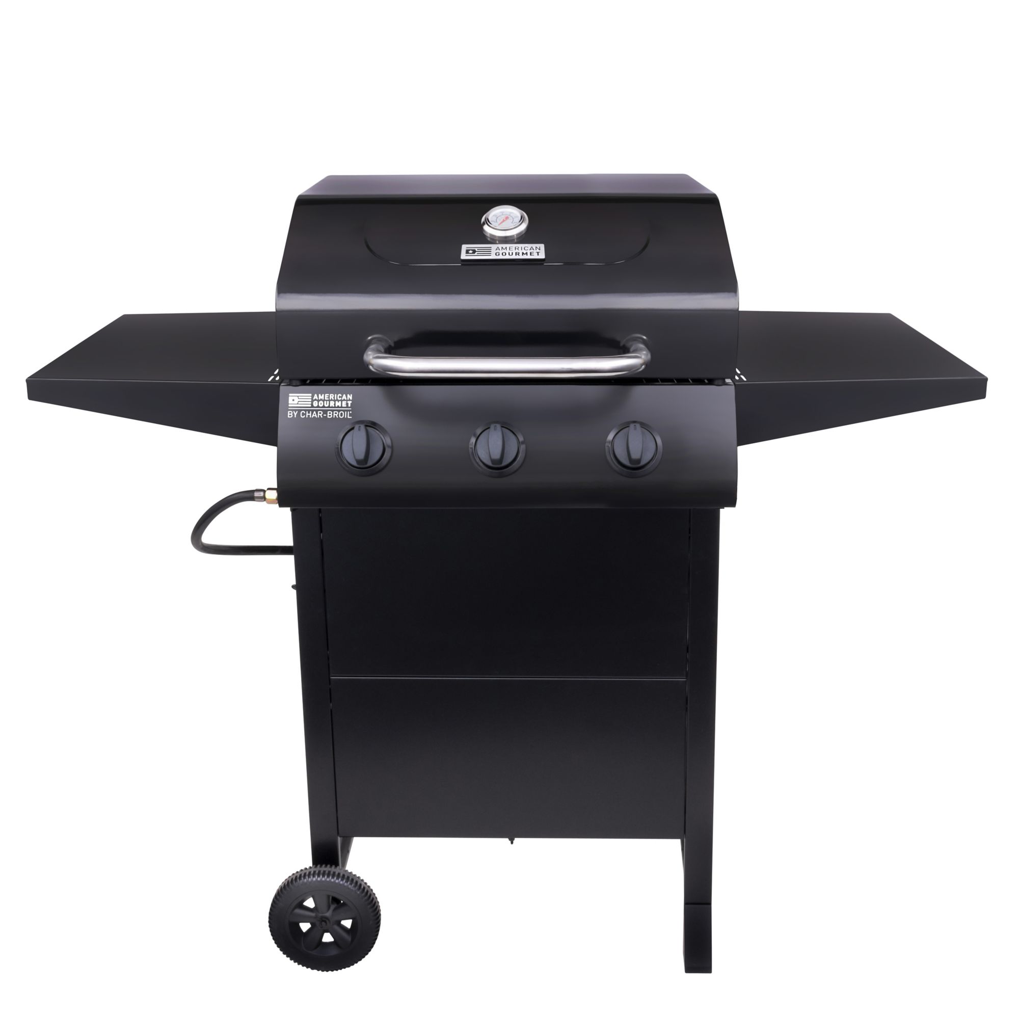 3-Burner Propane Gas Grill and Oakford 1150 Pro Offset Smoker