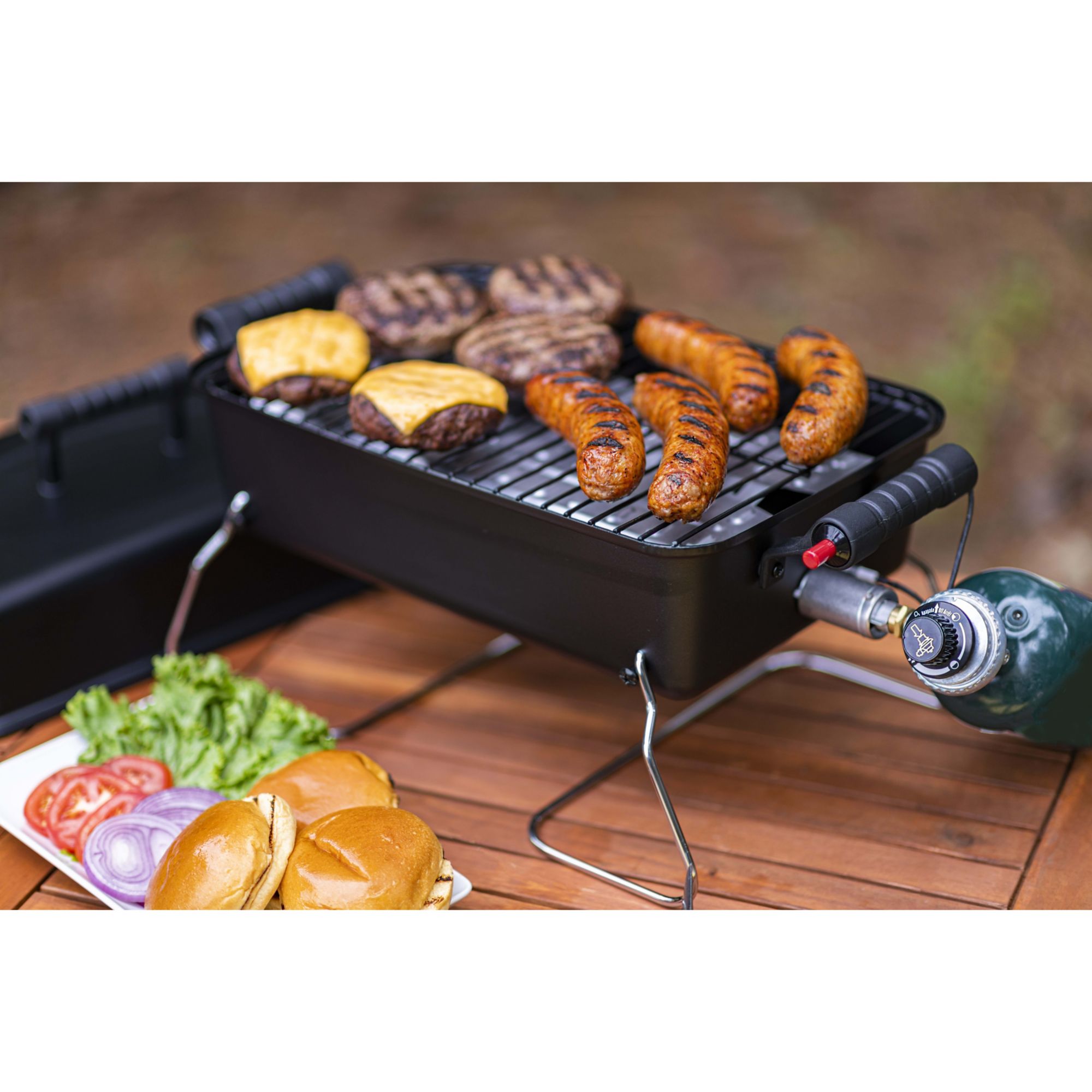 Char Broil Portable Deluxe Gas Grill Black