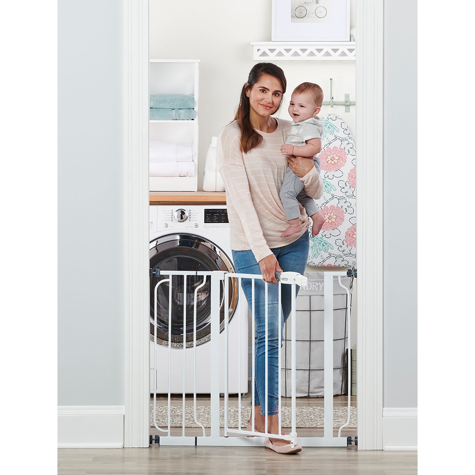 Extra wide metal baby gate hotsell