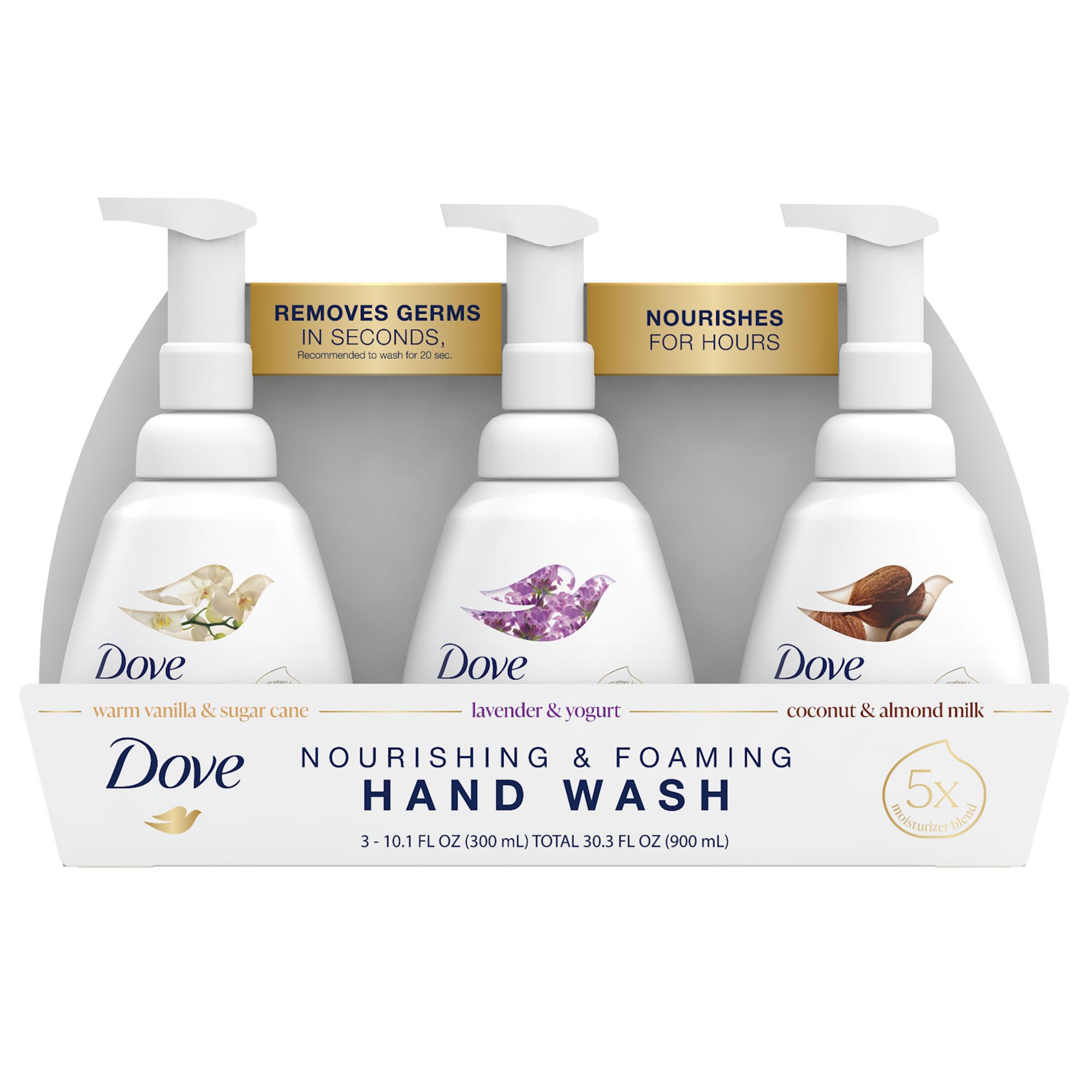 Dove Foaming Hand Variety Pack, 3 ct.