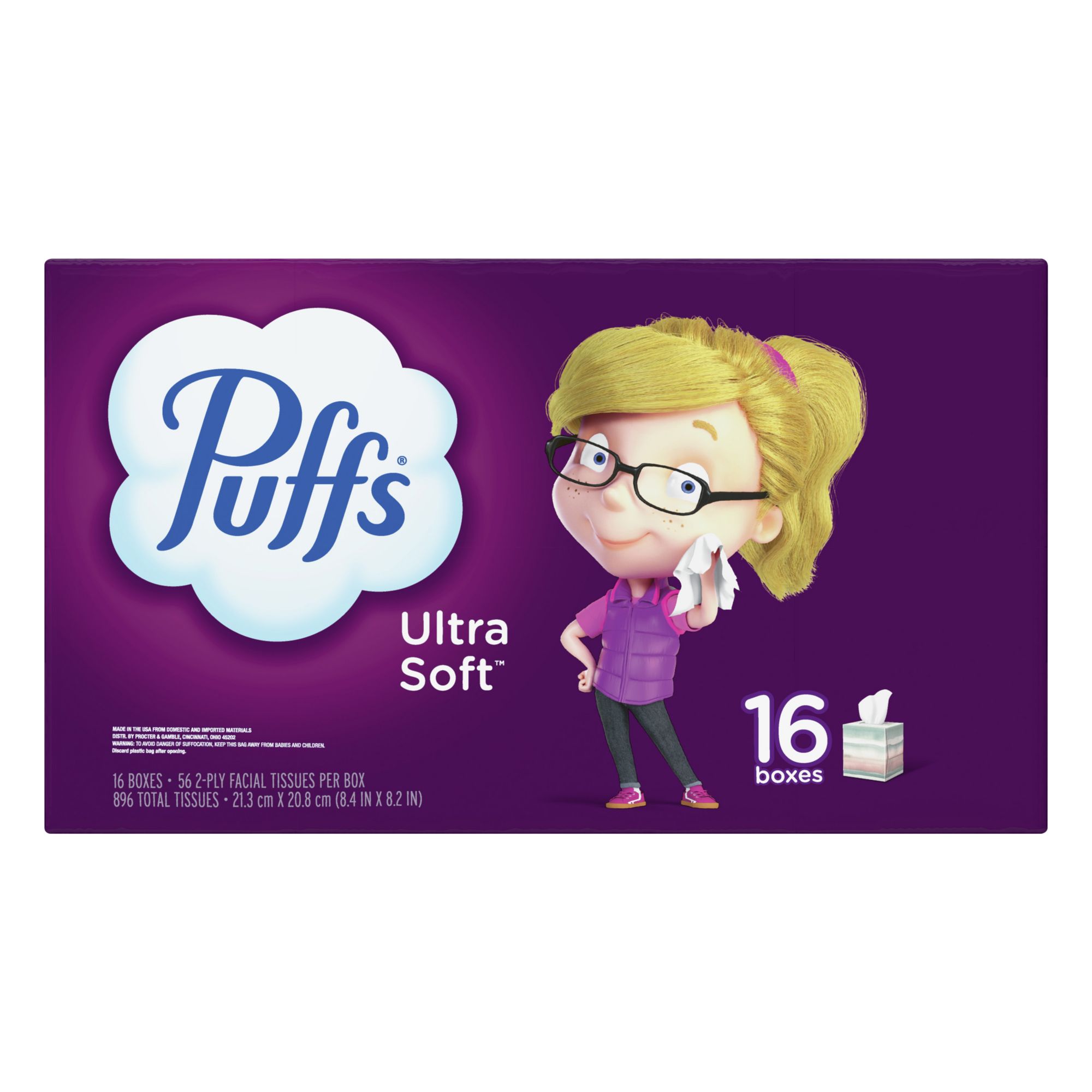 PUFFS 34864 Puffs PLUS Plus Facial Tissue