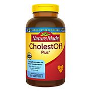 Nature Made CholestOff Plus for Heart Health Softgels, 210 ct.