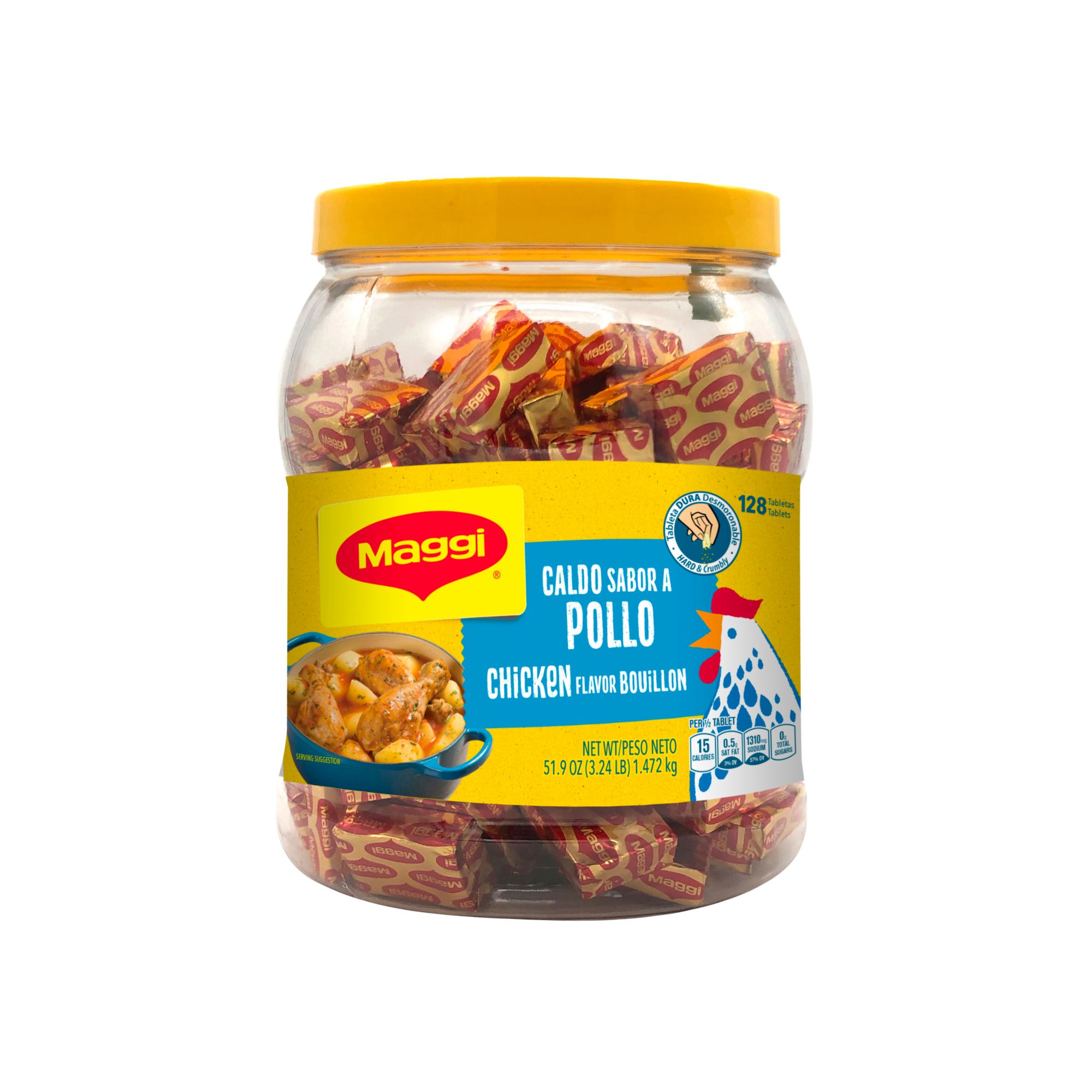 Maggi Chicken Flavor Bouillon, 128 ct.