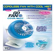 Go Fan Cool Mist Rechargeable Portable Fan