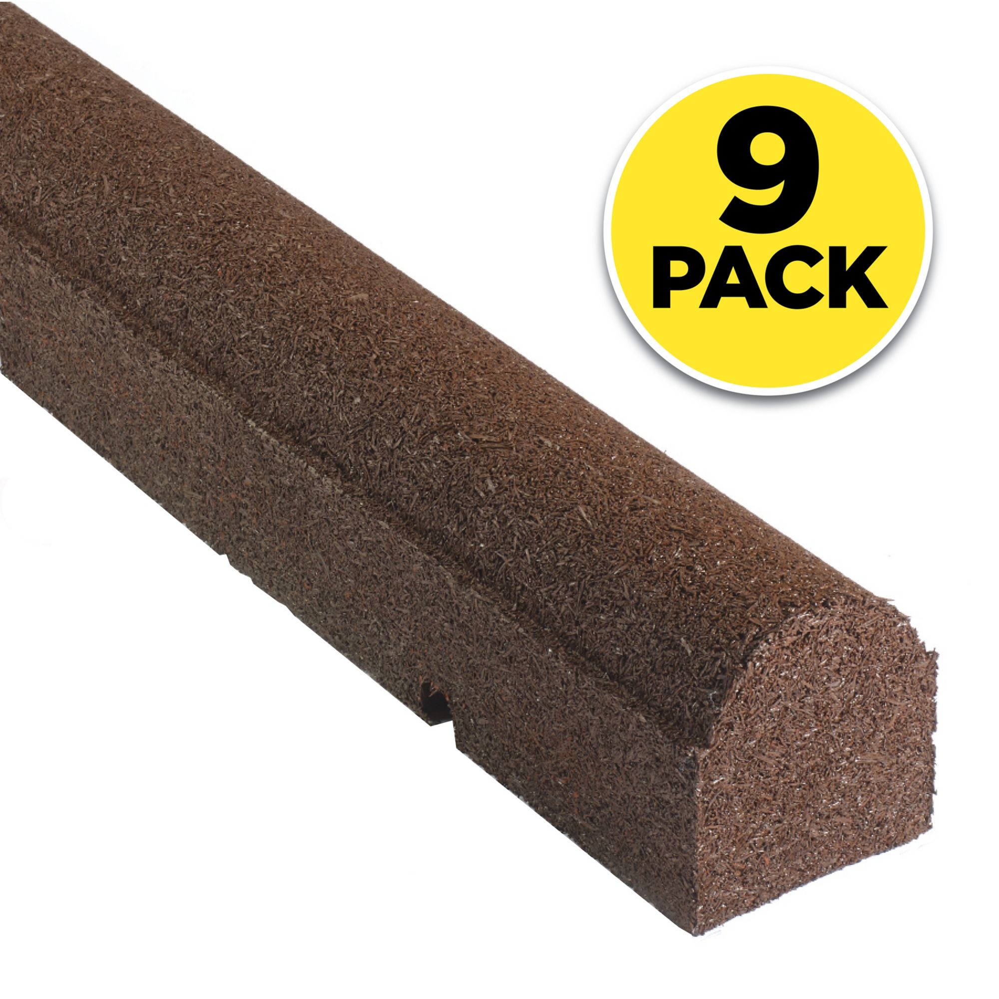 Rubberific 92&quot; Rubber Landscape Timbers, 9 pk. - Red