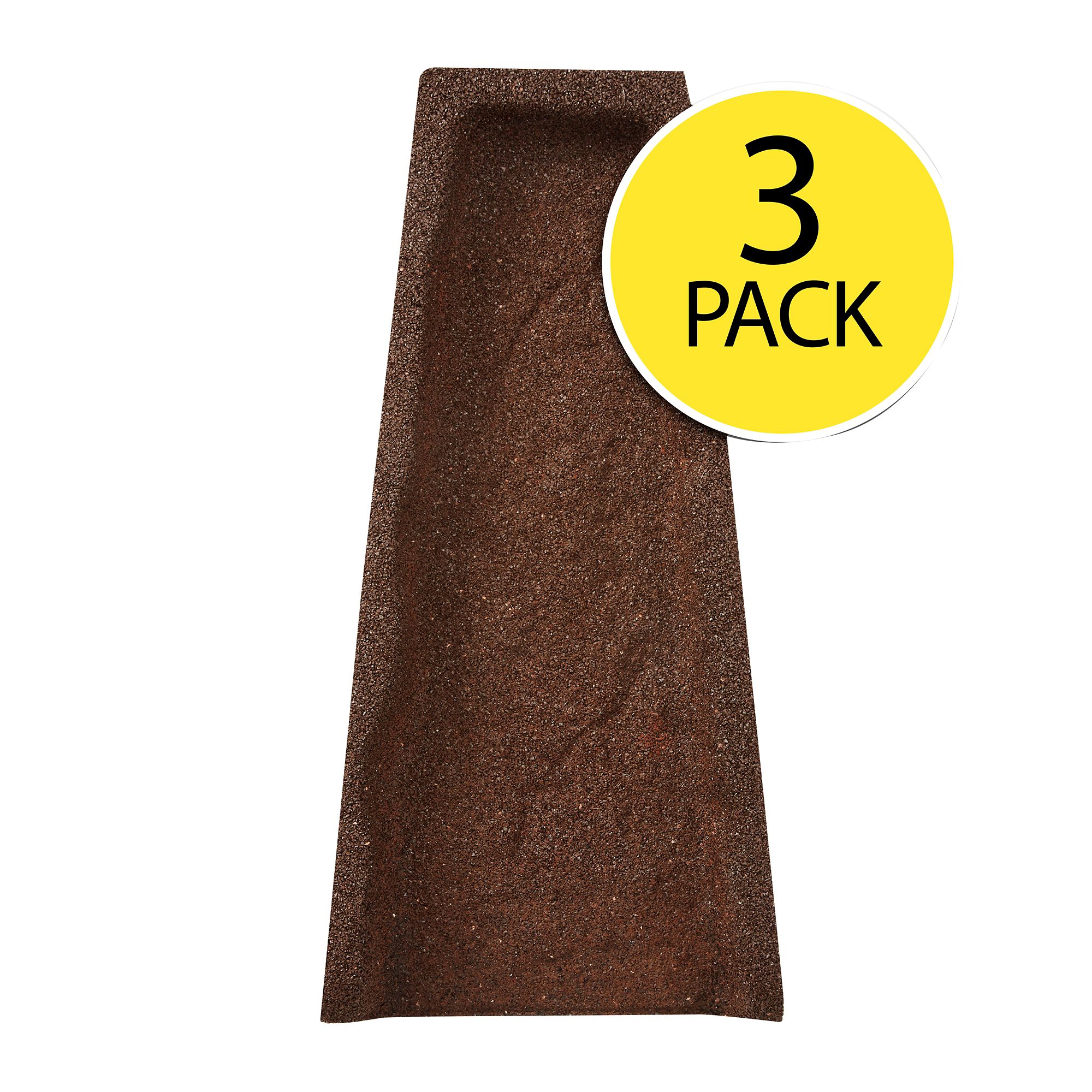 Rubberific Rubber Splash Blocks, 3 pk. - Brown