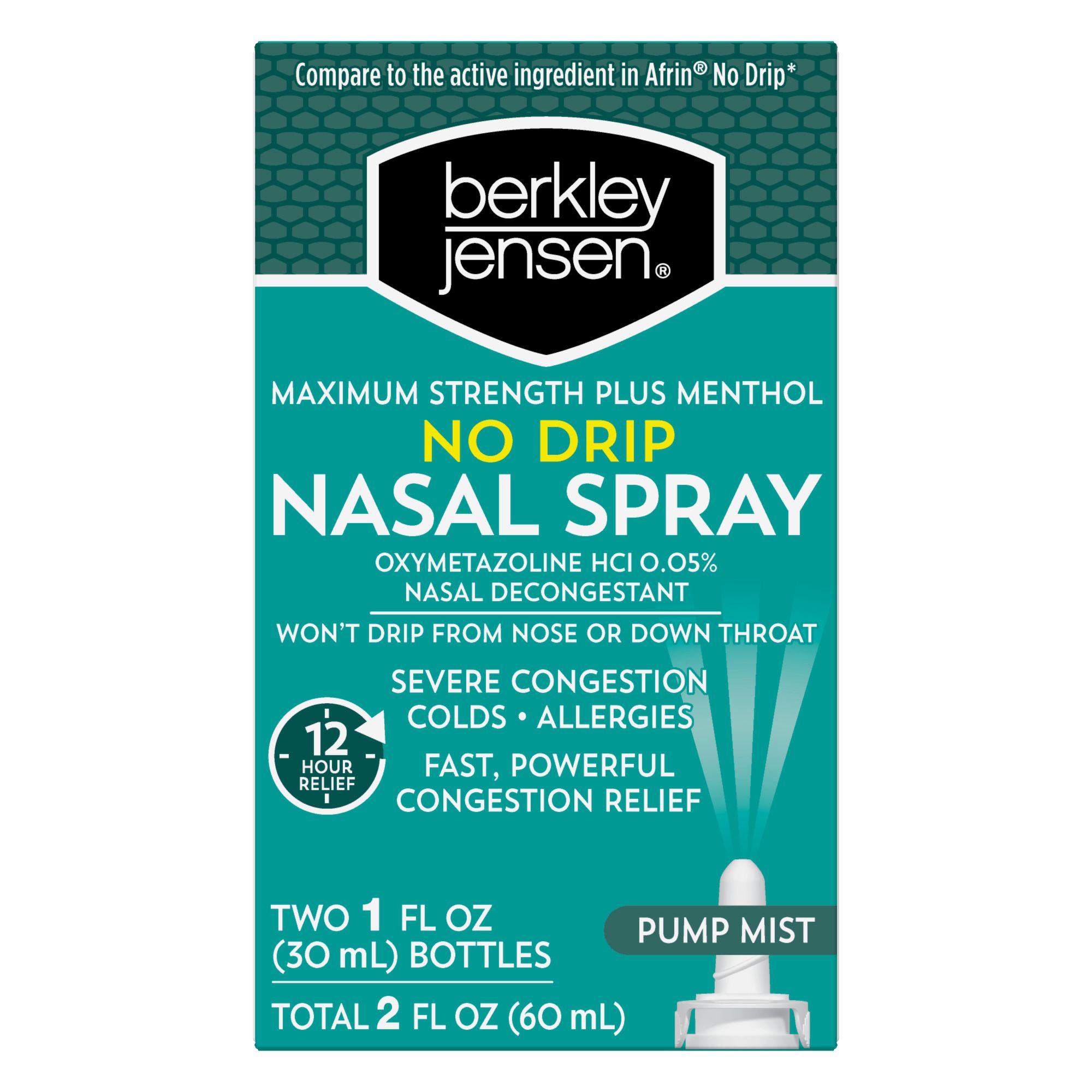 Berkley Jensen Severe Congestion Nasal Spray, 2 ct.