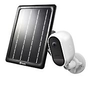 Swann 1080p Wireless Battery Security Camera with Outdoor Stand & Solar Panel - White
