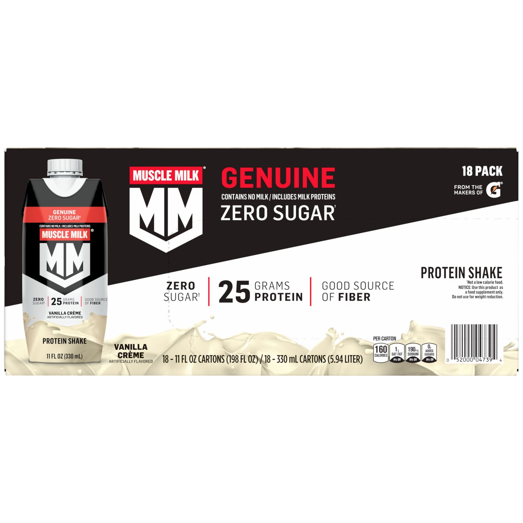 Muscle Milk Genuine Protein Shake Vanilla, 18 pk./11 oz.