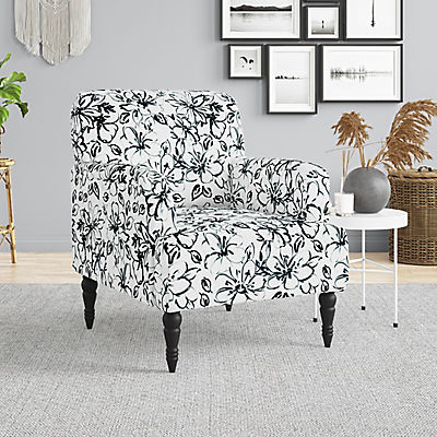 Black and White Lily Print