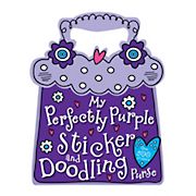 My Perfectly Purple Sticker and Doodling Purse