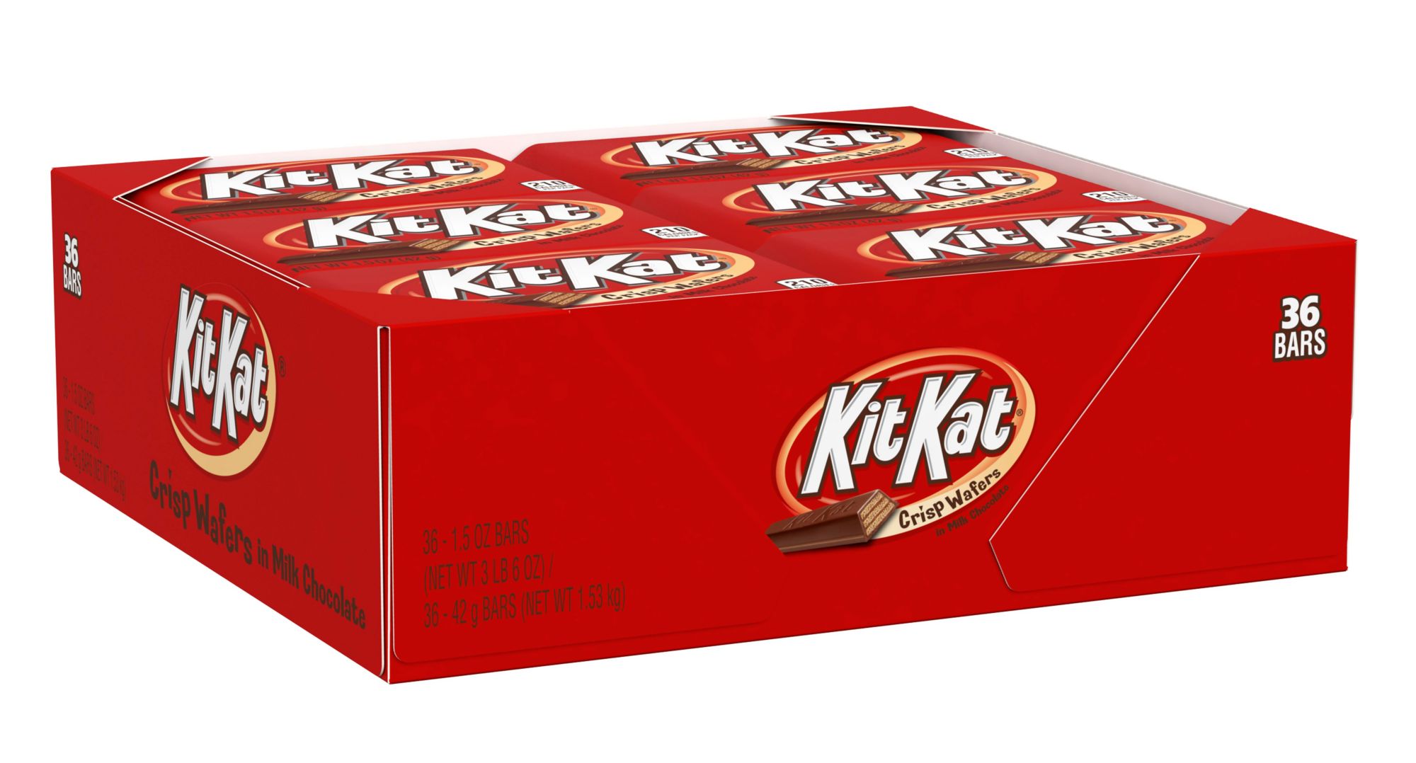 Kit Kat Full Size Milk Chocolate Wafer Candy Bars, 36 pk./1.5 oz.