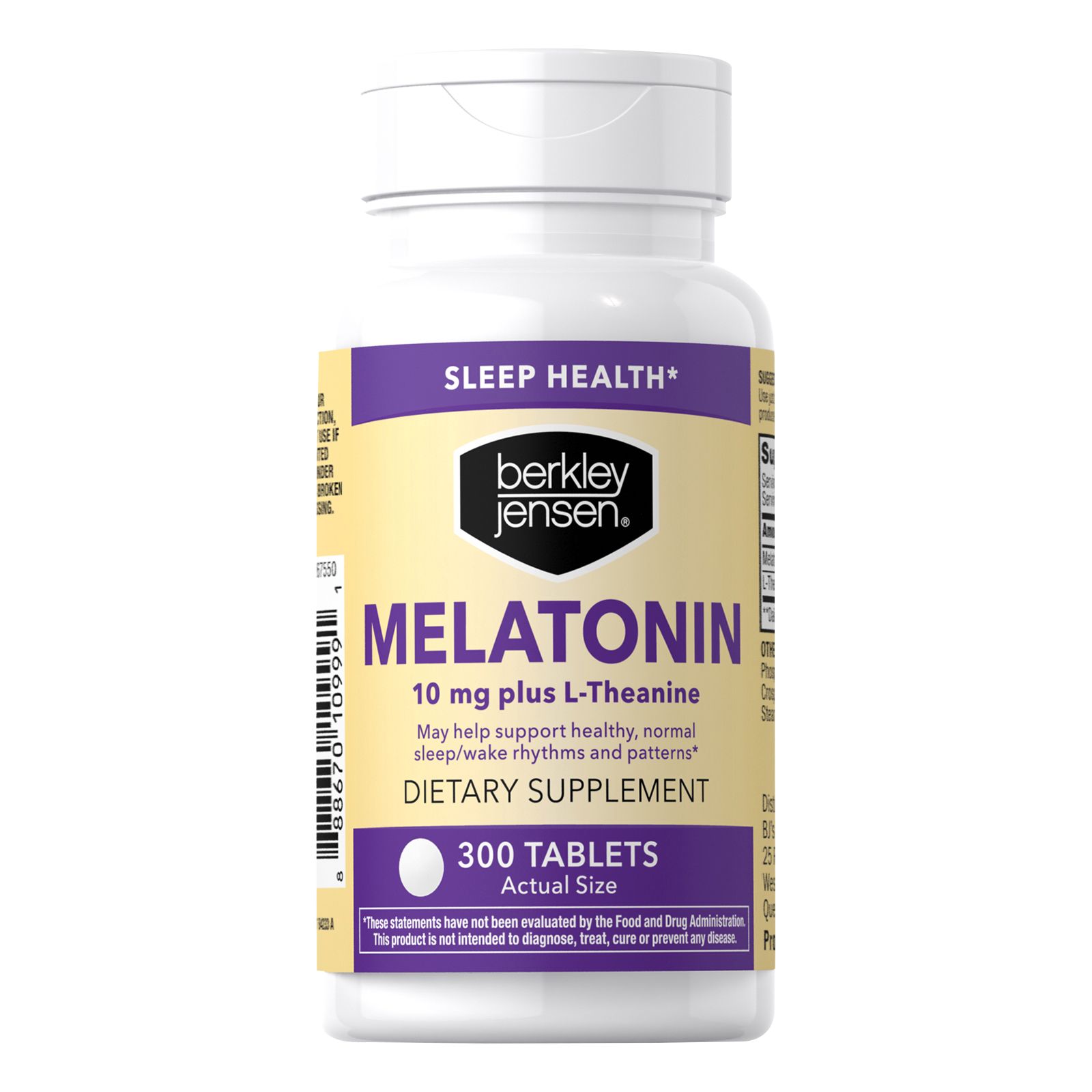 Berkley Jensen Melatonin 10mg, 300 ct.