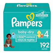 Pampers Baby Dry Diapers, Size 4, 192 ct.