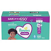 Pampers Cruisers Diapers, Size 6, 120 ct.