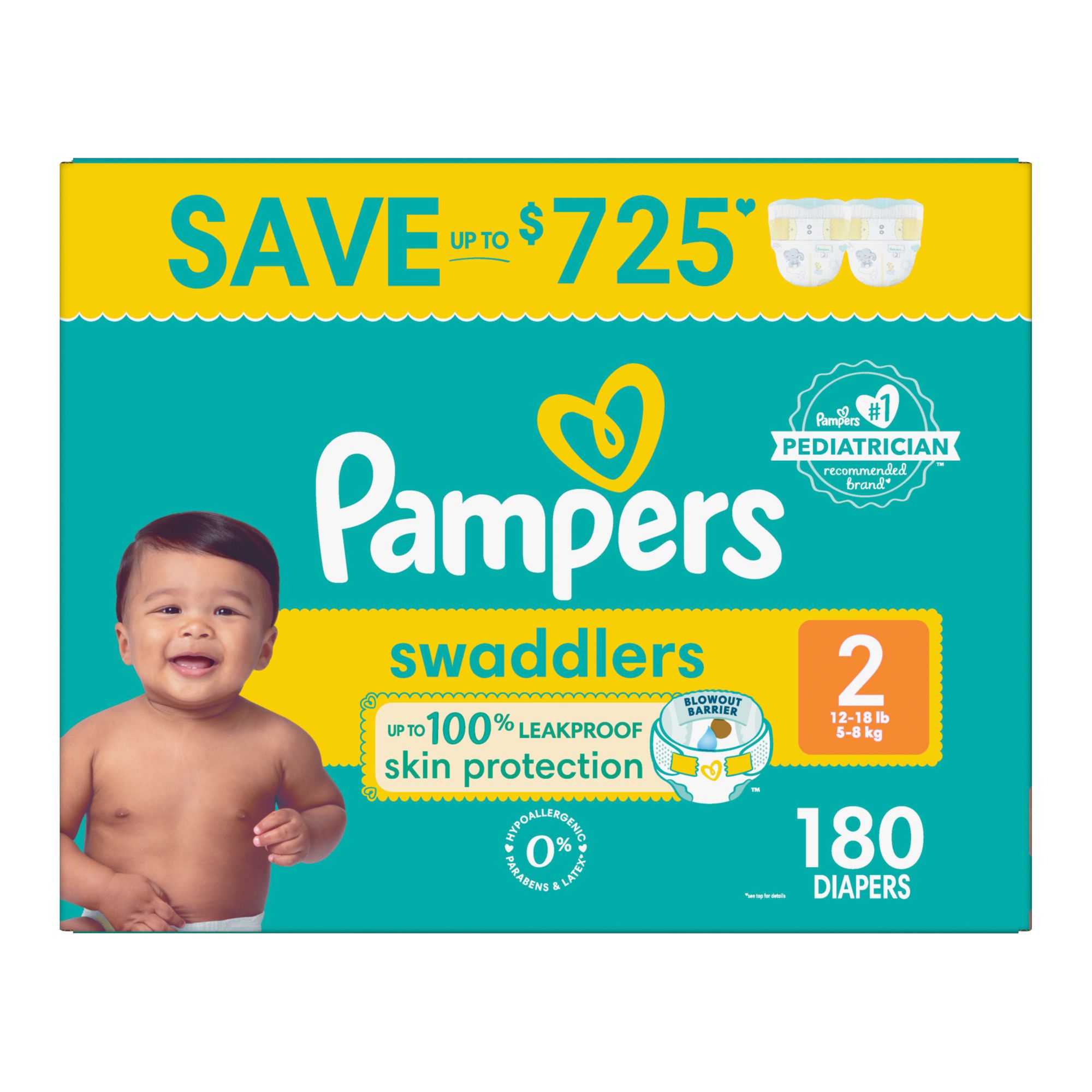 Bring Home Comfortable Size 2 Diapers