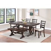 Home to Office Madison 6-Pc. Removable Leaf Dining Set
