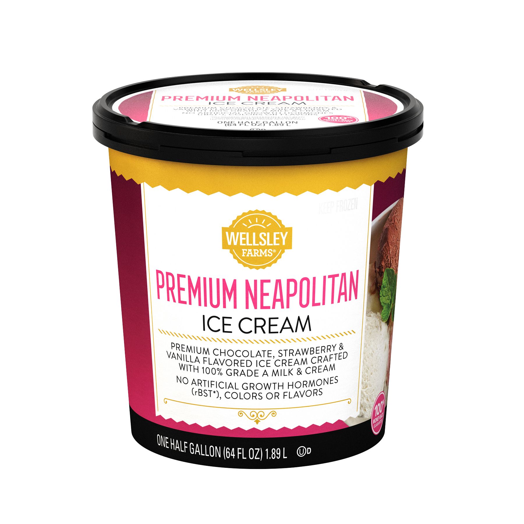 Turkey Hill Neapolitan Ice Cream Tub, 46 oz - Foods Co.