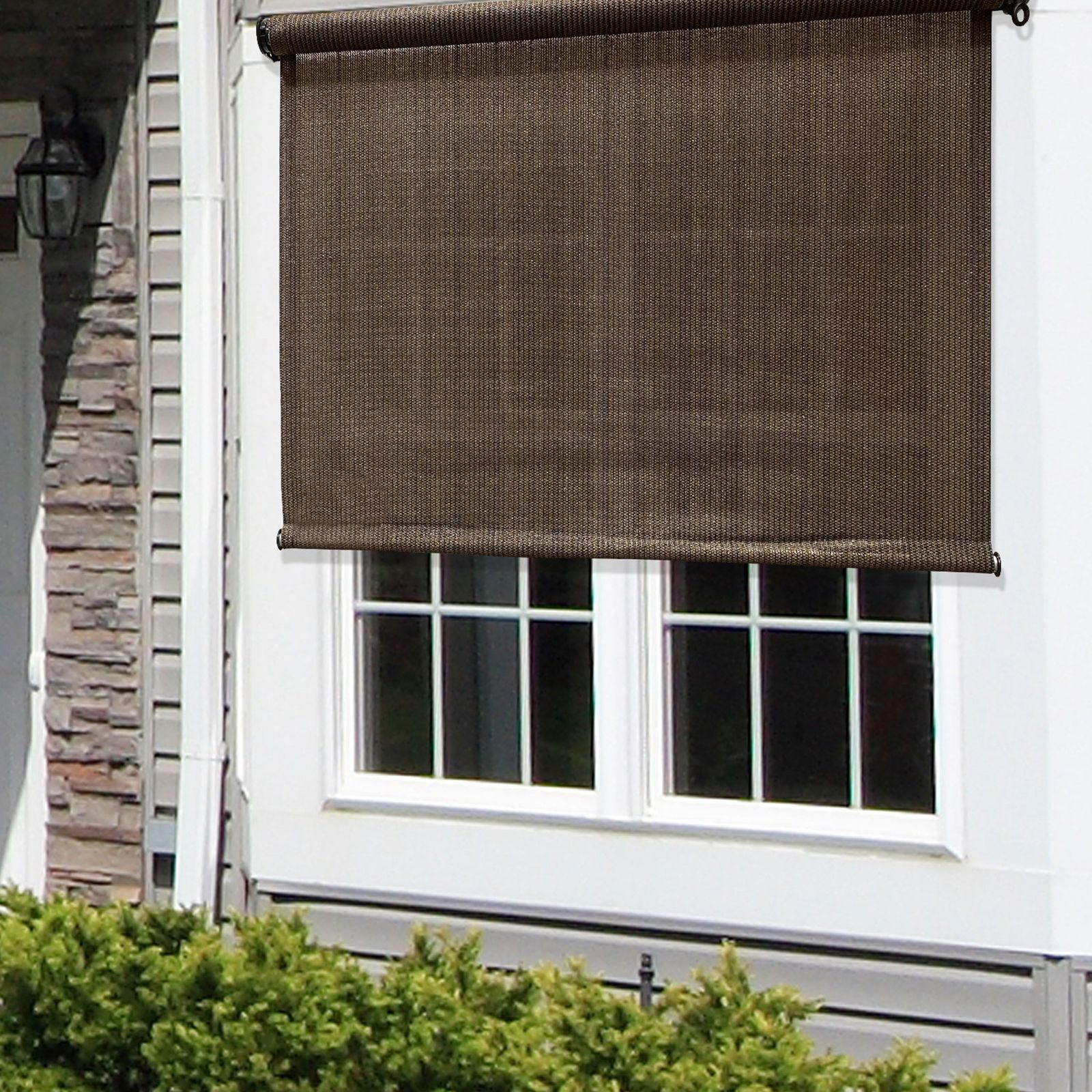 Sol Armor 6' x 6' Cordless Outdoor Sun Shade - Sequoia