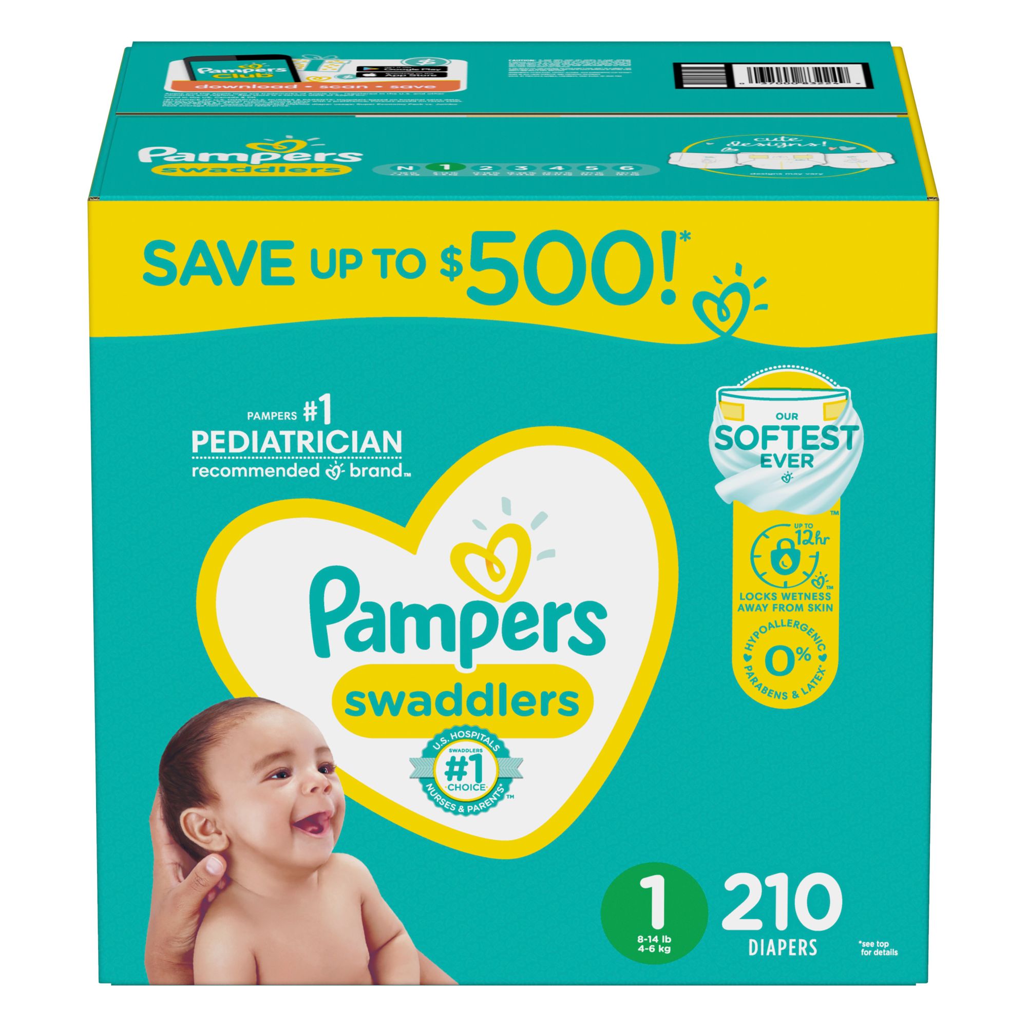 Diapers - Newborn and Size 1