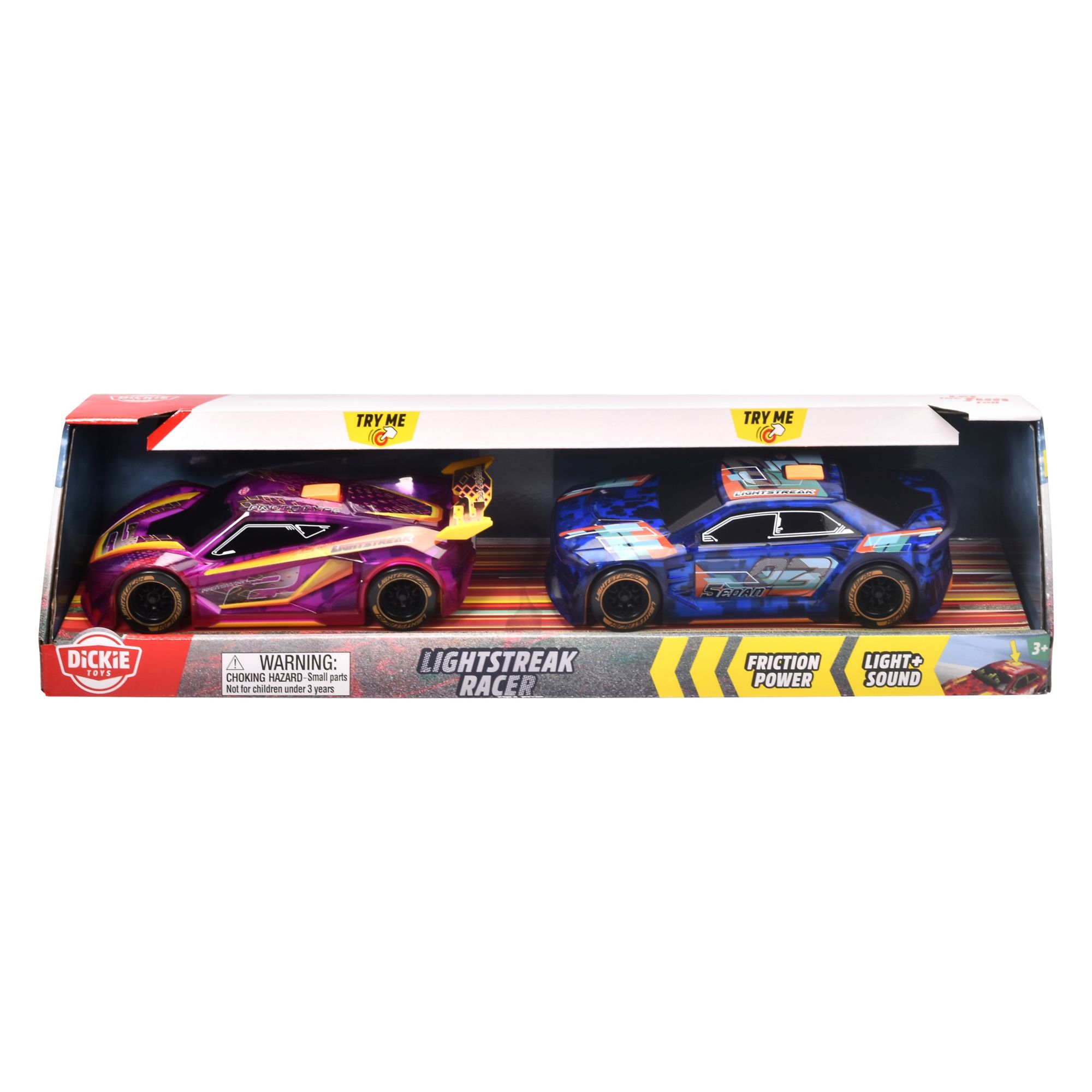 Dickie Toys Lightstreak Racer 2 pk. - Speedster/Sedan A