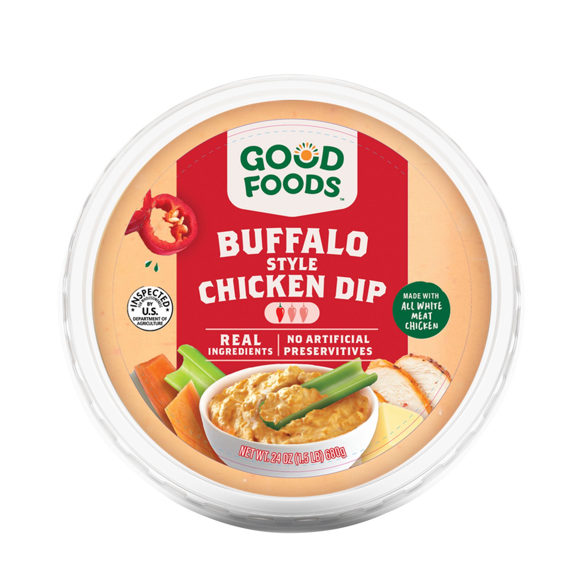 Good Foods Buffalo-Style Chicken Dip, 24 oz.